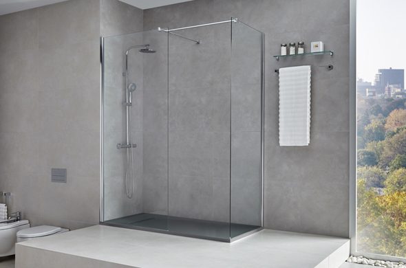 Mampara Walk-in N para duchas modernas