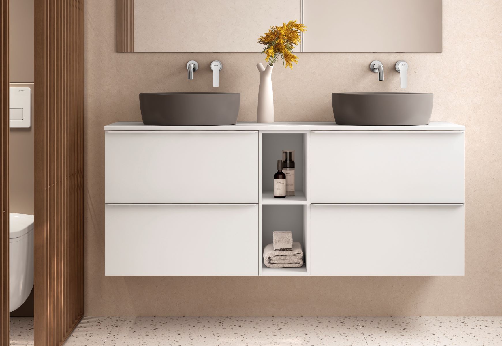 Muebles para baños modernos con mucho estilo